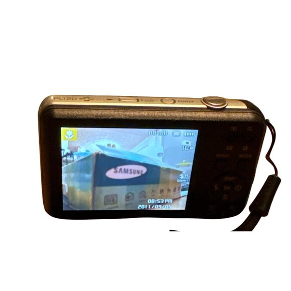 Samsung PL120 Digital Camera TESTED 14.2MP 5x Zoom 2.7" LCD Black With Accessori - Picture 5 of 14